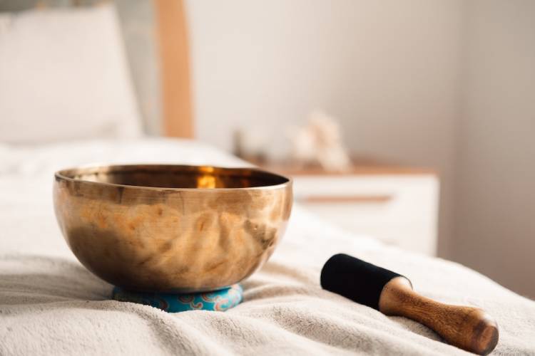 sound bowl for sound bath meditation